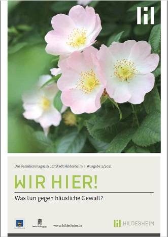 WIR HIER! Titel der Ausgabe 2 2021 © Stadt Hildesheim